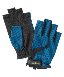 PUROMONTE アウトドアグローブ プロモンテ UVケアトレッキンググローブフィンガーレス L ネイビー