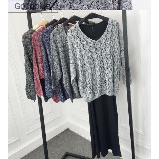 セットアップ ワンピース ニット セーター 2点セット 上下セット レディース トップス マキシ丈 - 画像 (2)