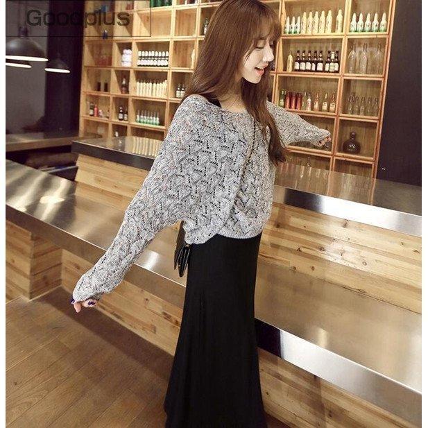 セットアップ ワンピース ニット セーター 2点セット 上下セット レディース トップス マキシ丈 - 画像 (4)