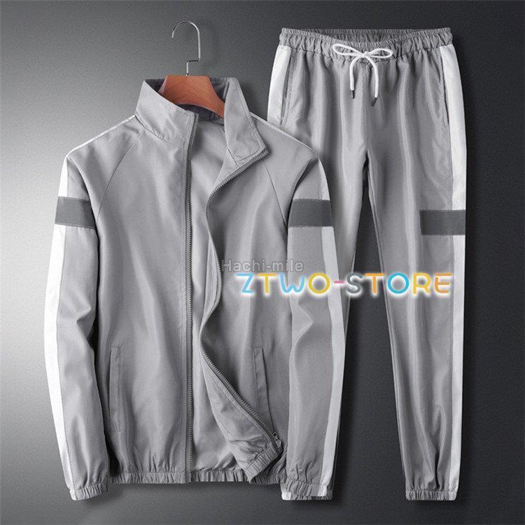 ジャージ メンズ 上下セット スポーツウェア セットアップ トレーニングウェア パンツ 長袖 秋 春 冬 - 画像 (3)