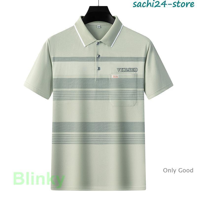 シャツ メンズ ゴルフシャツ半袖 スポーツウェア 夏 涼しい 薄手 uvカット 仕事に便利な胸ポケット付き 高級感 おしゃれ スポーツ ビジネス 仕事着 - 画像 (6)