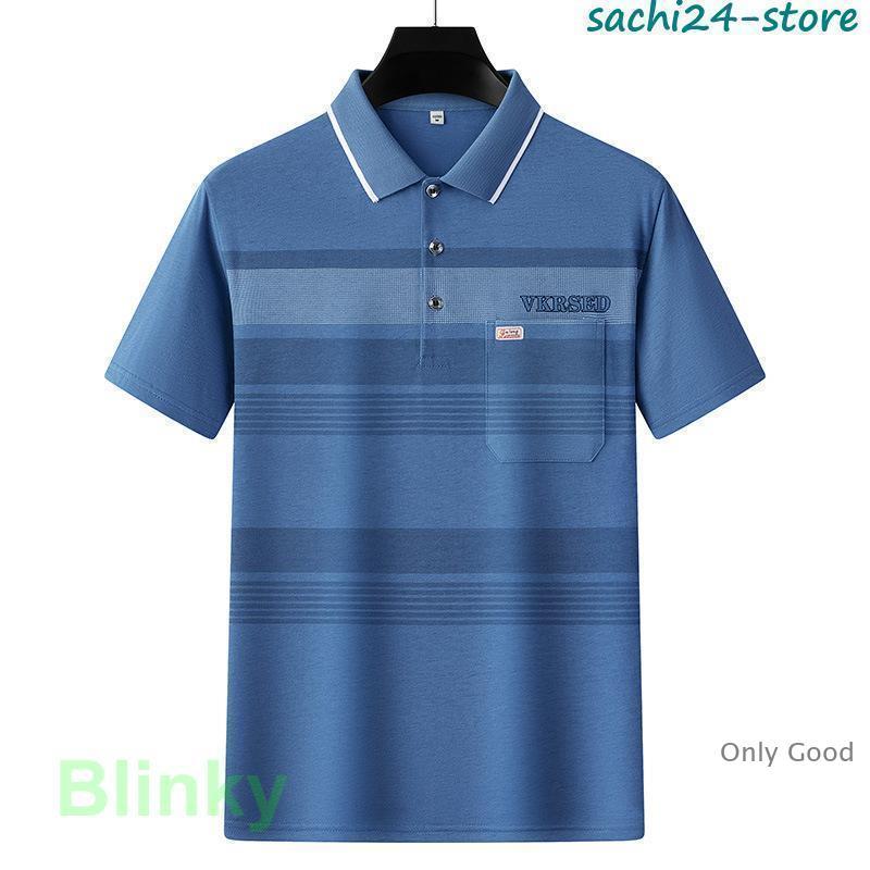 シャツ メンズ ゴルフシャツ半袖 スポーツウェア 夏 涼しい 薄手 uvカット 仕事に便利な胸ポケット付き 高級感 おしゃれ スポーツ ビジネス 仕事着 - 画像 (8)