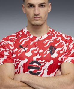 PUMA 9/27-10/5 5倍メンズ 2025-26 ACミラン プレマッチ 半袖 シャツ