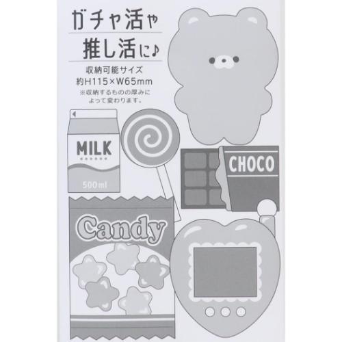 ミニポーチ カラビナ付きクリアポーチM ピンク - 画像 (4)