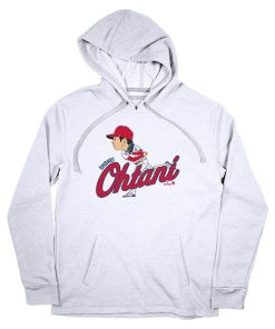 【海外限定版】MLB 大谷翔平 エンゼルス パーカー Caricature フーディー BreakingT ホワイト