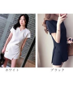 セットアップ レディース 40代 夏 きれいめ 半袖 上下セット 無地 シフォン 大きいサイズ 通勤 OL 韓国風 オシャレ  ゆったり 2色