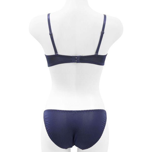 SHIROHATO ラブジェリー ロージーマットサテン ブラセット ABCD 谷間ブラ 脇寄せ Wパッド 盛り胸 Love gerie - 画像 (4)