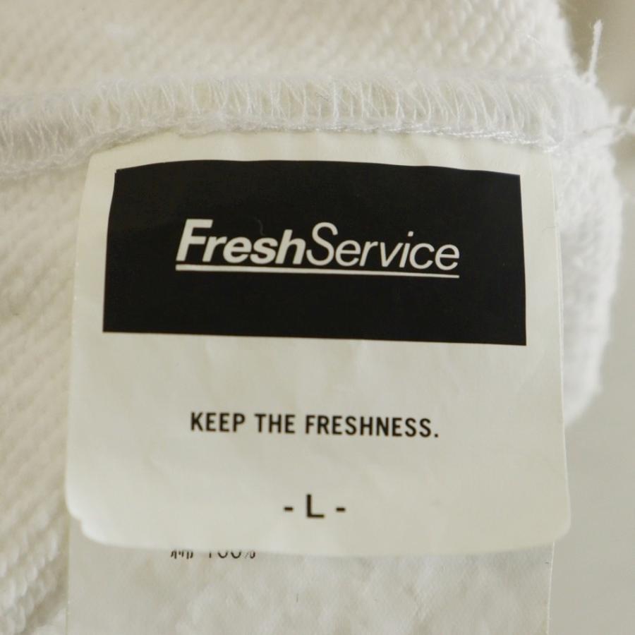 FreshService フレッシュサービス LIGHT OZ PULLOVER HOODIE ライトオンス スウェット プルオーバーパーカー ホワイト FSC241-70130B - 画像 (5)