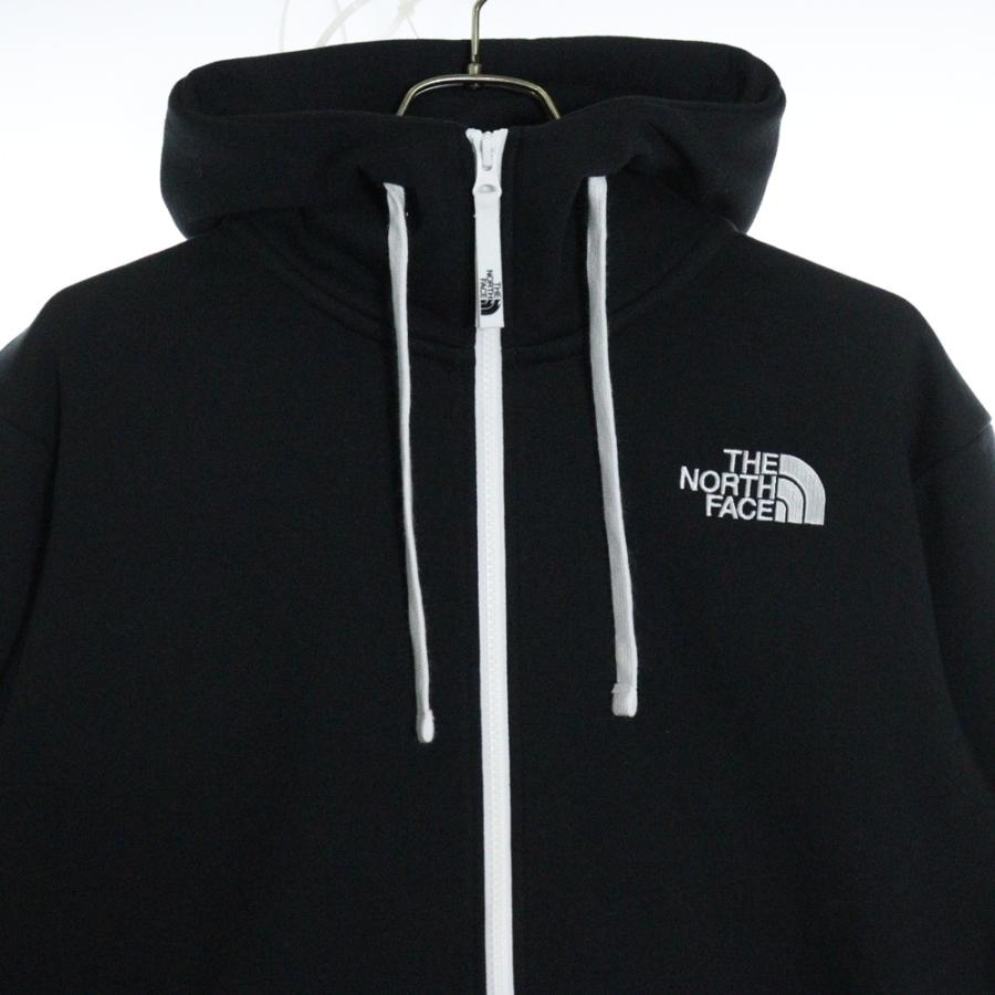 THE NORTH FACE ザノースフェイス Rearview Full Zip Hoodie リアビュー スウェット ジップアップパーカー ブラック NT12442 - 画像 (2)
