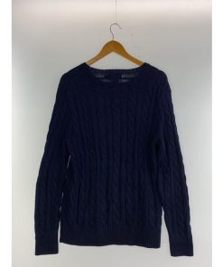 POLO RALPH LAUREN◆ニット・セーター(厚手)/S/コットン/NVY