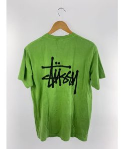 STUSSY◆Tシャツ/M/コットン/GRN/米国/USA製//