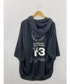 Y-3◆W HOODY STREET/M/ポリエステル/BLK/CY8437/毛羽立ち有//