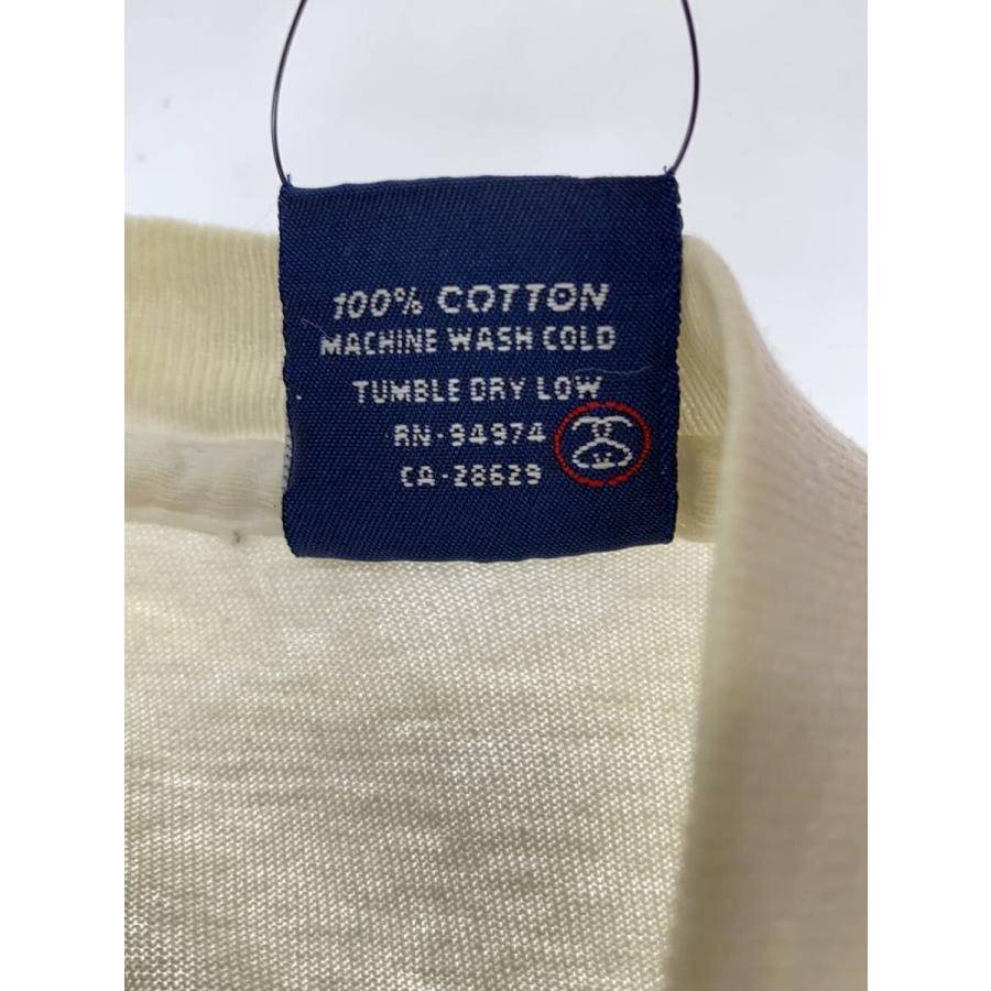 STUSSY◆Tシャツ/L/コットン/WHT - 画像 (3)