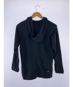 adidas by STELLAMcCARTNEY◆ESS HOODIE/パーカー/M/コットン/BLK/DT9212
