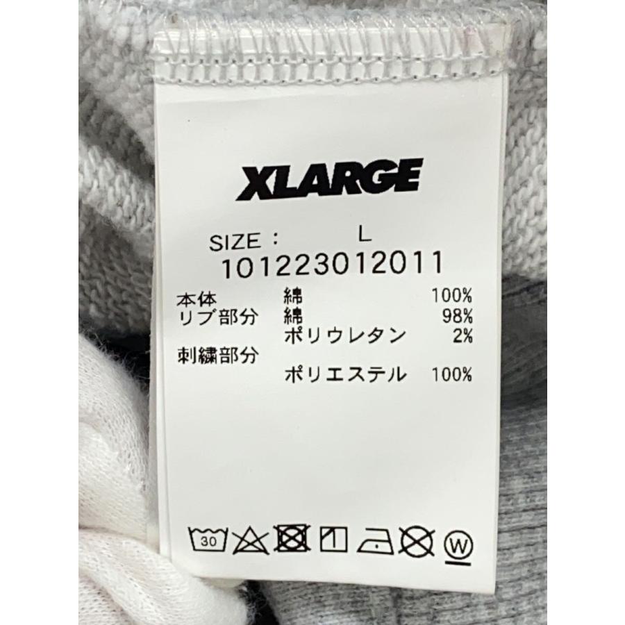 X-LARGE◆RETRO CREW NECK/切替デザイン/スウェット/L/コットン/GRY/101223012011 - 画像 (3)
