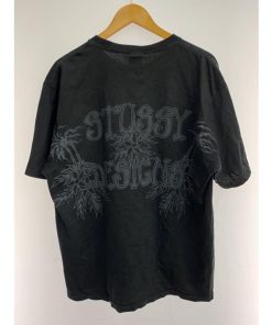 STUSSY◆Tシャツ/L/コットン/GRY/WES PALMS TWW PIGMENT DYED
