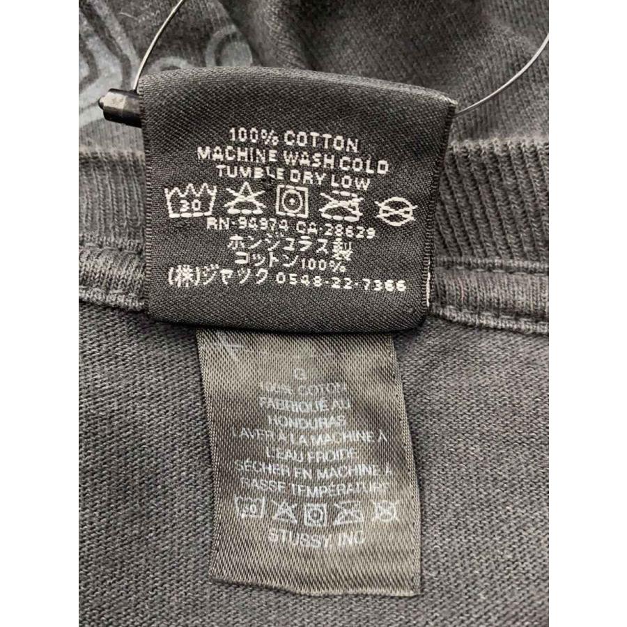 STUSSY◆Tシャツ/L/コットン/GRY/WES PALMS TWW PIGMENT DYED - 画像 (3)