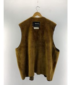 Barbour◆ボアライナー/ベスト/--/アクリル/BRW/無地/A295
