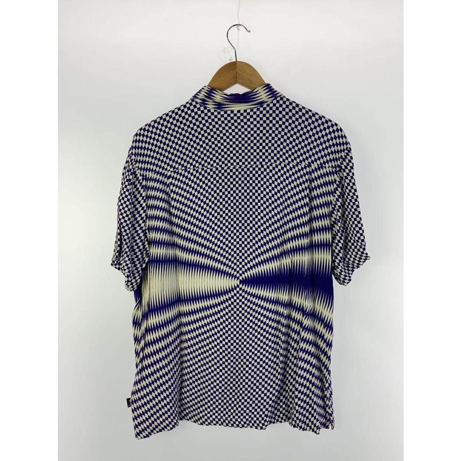 STUSSY◆半袖シャツ/M/レーヨン/PUP/総柄/1110165//