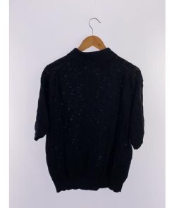 BEAMS◆ポロシャツ/S/コットン/ブラック