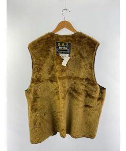 Barbour◆ベスト/--/ファー/キャメル/無地/A297
