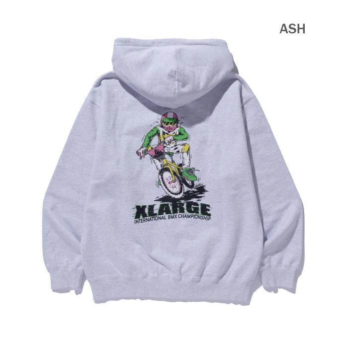 XLARGE エクストララージ RIDING ZIP HOODED SWEATSHIRT 101253012010 ライディング ジップ フーデッド スウェットシャツ メンズ 羽織 正規取扱店 - 画像 (5)