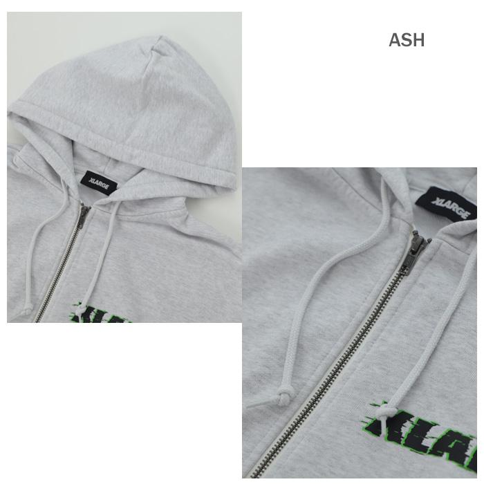 XLARGE エクストララージ RIDING ZIP HOODED SWEATSHIRT 101253012010 ライディング ジップ フーデッド スウェットシャツ メンズ 羽織 正規取扱店 - 画像 (9)