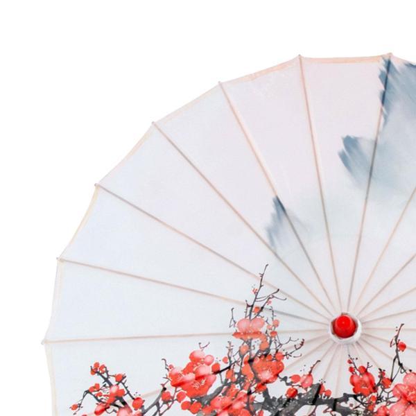 中国の油紙傘 32 インチシルク傘コスプレパーティー結婚式スタイル H - 画像 (4)