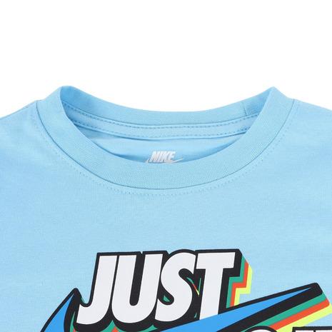 NIKE ナイキ(NIKE)(キッズ)ボーイズ NSW SOA フリースショーツ Tシャツ 上下セット 86L853-B68 - 画像 (3)