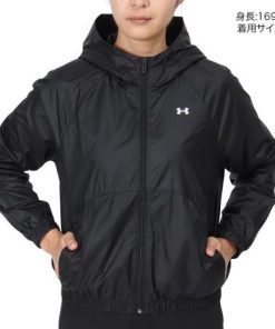 UNDER ARMOUR アンダーアーマー（UNDER ARMOUR）（レディース）スポーツ ウインドブレーカー フルジップ ジャケット 1382698 001