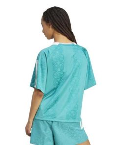 adidas アディダス(adidas)(レディース)ティロ コモンゴール ジャカードTシャツ KKP08-JL9214