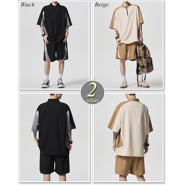 sweet bell セットアップ メンズ 春 夏 半袖 五分袖 カットソー パンツ 上下 セット ブランド 部屋着 大きいサイズも充実【Men’s セットアップ特集】から↓