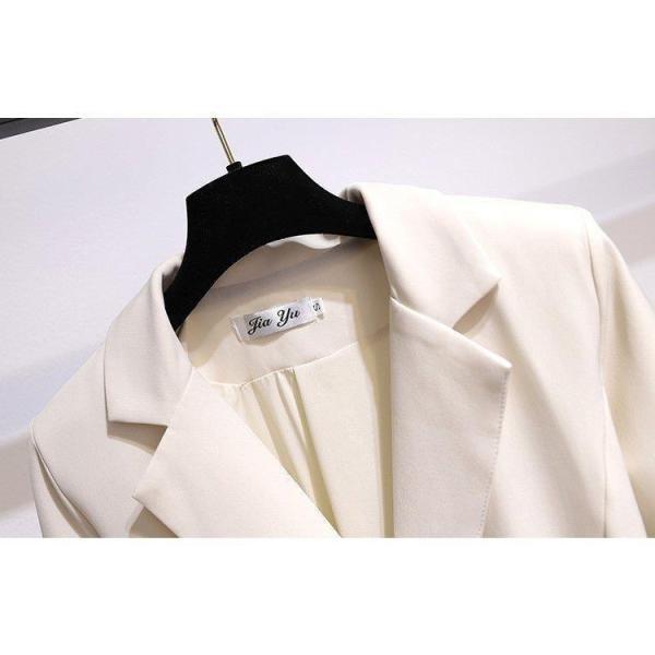 【特価】ワンピーススーツ レディース 40代 きれいめ ロング丈 長袖 春秋 プリーツスカート エレガント結婚式 通勤 フォーマル 着やせ入学式 - 画像 (3)