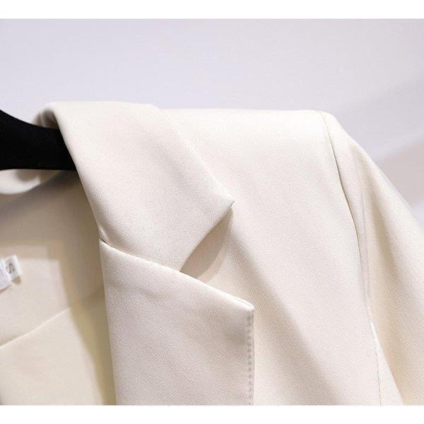 【特価】ワンピーススーツ レディース 40代 きれいめ ロング丈 長袖 春秋 プリーツスカート エレガント結婚式 通勤 フォーマル 着やせ入学式 - 画像 (4)