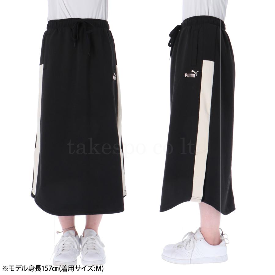 PUMA プーマ スカート レディース ブランド コアヘリテージ 686886 SALE セール ロングスカート スポーティー カジュアル UVカット - 画像 (2)