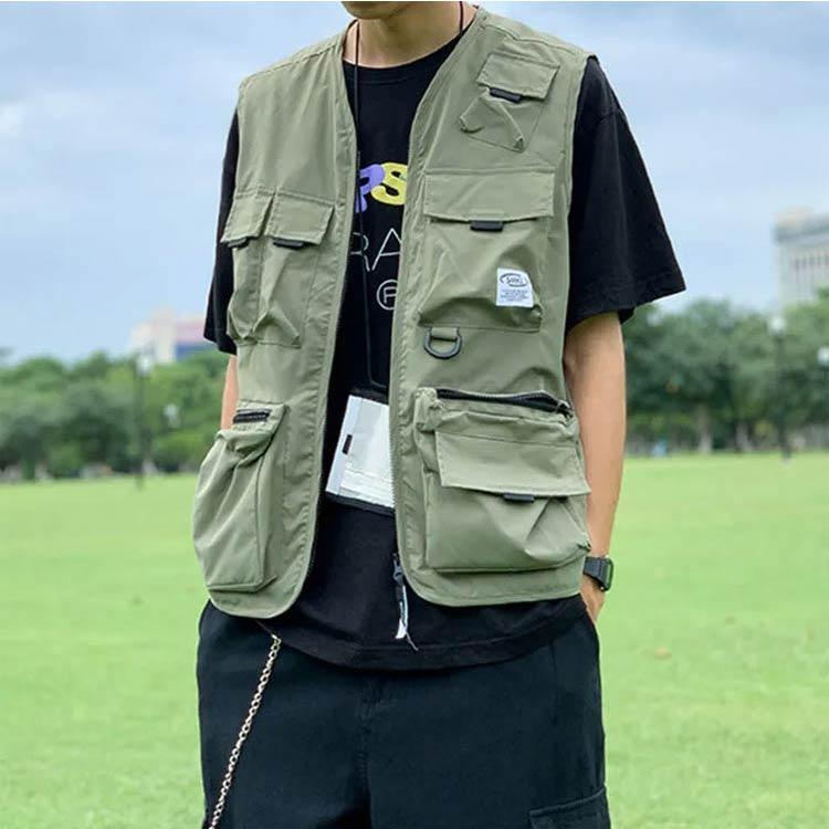 撮影 多ポケットベスト ミリタリー メンズ 仕事 アウトドア ベスト レディース アウター 男女兼用 作業着 作業服 フィッシングベスト