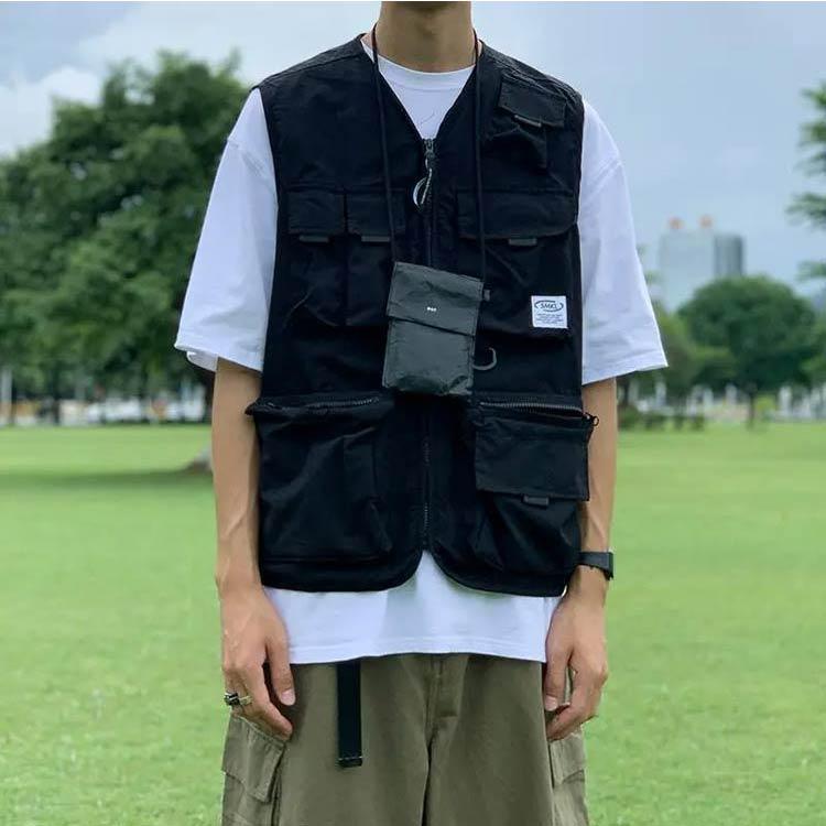 撮影 多ポケットベスト ミリタリー メンズ 仕事 アウトドア ベスト レディース アウター 男女兼用 作業着 作業服 フィッシングベスト - 画像 (3)
