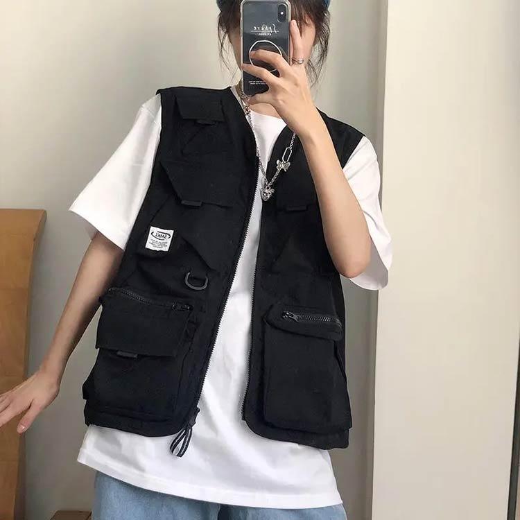 撮影 多ポケットベスト ミリタリー メンズ 仕事 アウトドア ベスト レディース アウター 男女兼用 作業着 作業服 フィッシングベスト - 画像 (4)