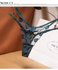 Tバック ショーツ レディース セクシー 総レース 花刺繍 ローライズ 透け感 ゴージャス ランジェリー ストレッチ フィット 勝負下着 オシャレ セール