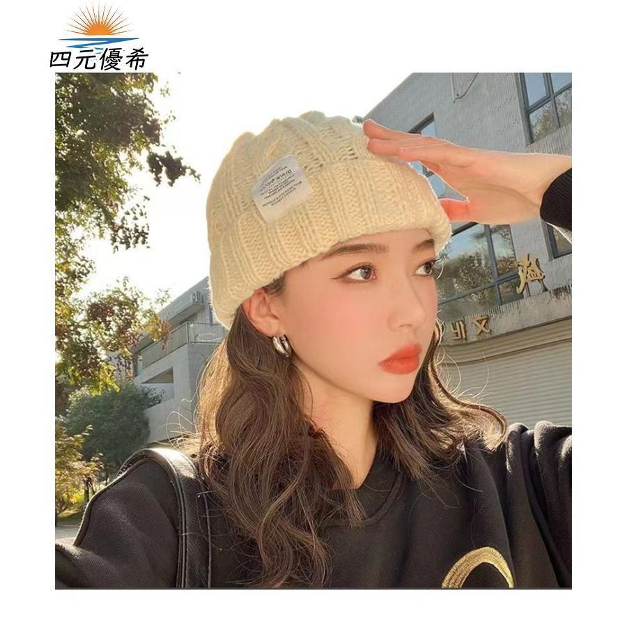 【特価】ニット帽 帽子 レディース ニットキャップ ニット帽子 厚手 シンプル 無地 暖か 小顔効果 防寒 白髪隠し アウトドア 秋冬 韓国風 きれいめ 新作 - 画像 (4)
