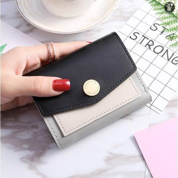 【特価】財布 レディース ファッション ミニ 二つ折り カードケース 札入れ 小銭入れ 極小サイフ PU レザー 革 レゼント 贈り物 旅行 通勤 通学 - 画像 (9)