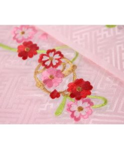 送料無料 呉服屋 子供用半衿 刺繍 半襟 お子様用 女の子 七五三 着物 ちびっこ 被布セット 5枚までメール便ok