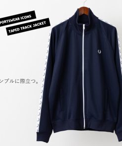 FRED PERRY フレッドペリー メンズ  トラックジャケット ジャージ ローレルリーステープ ジップスルー 長袖 アウター Fred Perry ユニセックス