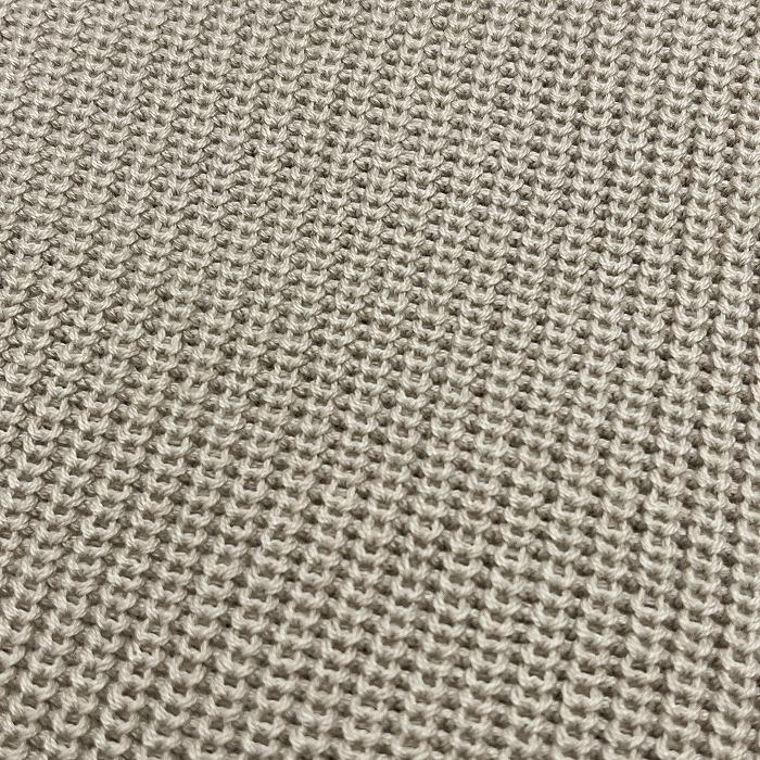 Golden Bear ゴールデンベア リブニット ベスト ノースリーブセーター 無地 丸首 アクリル×綿 LL グレーベージュ系 メンズ(レディース?) - 画像 (2)