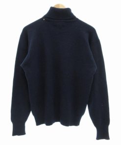 POLO RALPH LAUREN ポロ バイ ラルフローレン Polo by Ralph Lauren ニット セーター 長袖 タートルネック ロゴ刺繍 ワンポイント ウール L