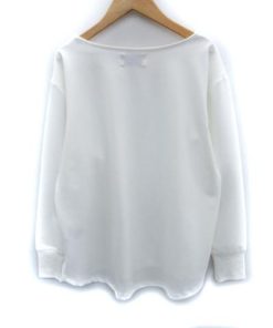 NANO universe ナノユニバース nano カットソー 長袖 ラウンドネック F 白 ホワイト /SM21 メンズ