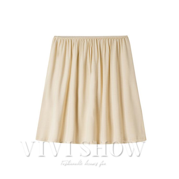 ペチパンツ レース レディース ショート ペチコート キュロット ペチパン フレアパンツ ストレッチ 透けない インナー パンツ ショートパン - 画像 (4)