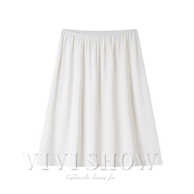 ペチパンツ レース レディース ショート ペチコート キュロット ペチパン フレアパンツ ストレッチ 透けない インナー パンツ ショートパン - 画像 (6)