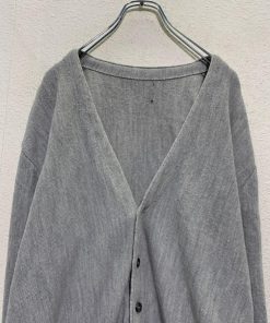 ニット セーター カーディガン XL〜 ライトグレー ビッグサイズ 古着卸 アメリカ仕入 a608-6364