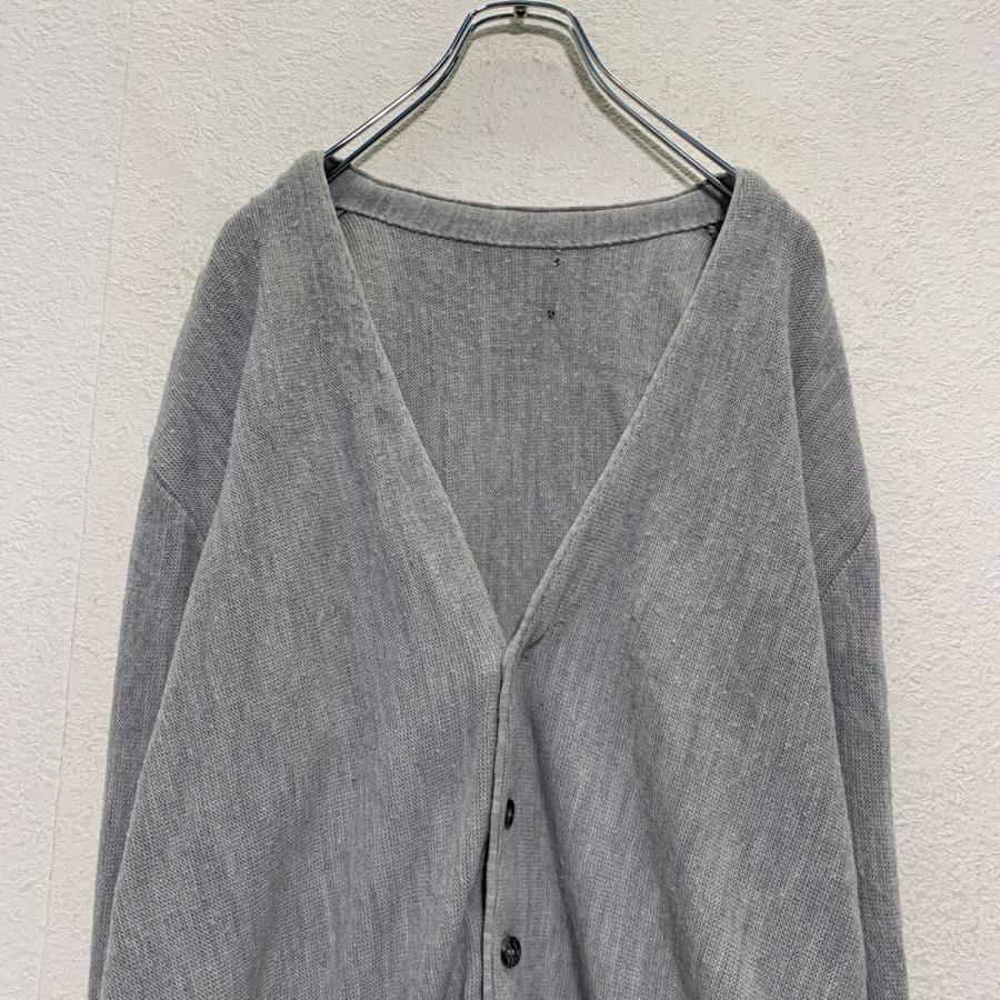 ニット セーター カーディガン XL〜 ライトグレー ビッグサイズ 古着卸 アメリカ仕入 a608-6364
